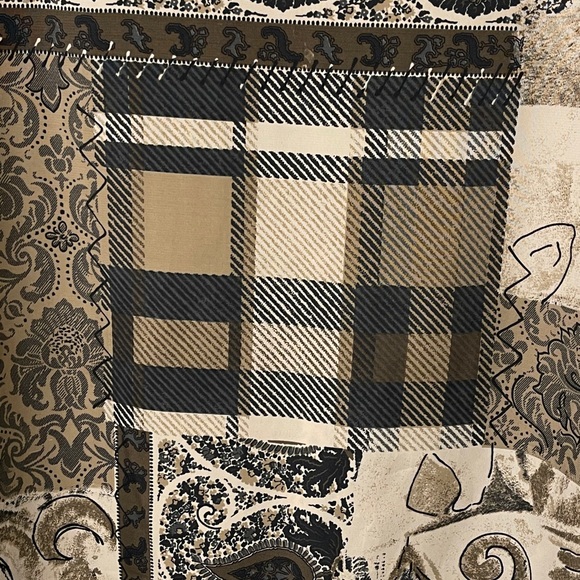 Vintage Alfred Dunner Patchwork blouse, size 14 - Picture 4 of 11